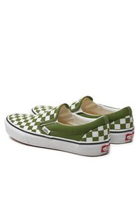 Vans Tenisówki Classic Slip-On VN000D03CIB1 Zielony. Zapięcie: bez zapięcia. Kolor: zielony. Materiał: materiał