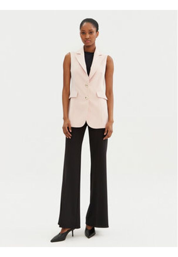 Rinascimento Kamizelka CFC0122763003 Różowy Regular Fit. Kolor: różowy. Materiał: syntetyk