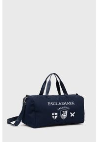 PAUL & SHARK - Paul&Shark torba kolor granatowy. Kolor: niebieski. Wzór: aplikacja #4