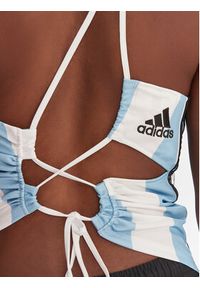 Adidas - adidas Top Argentina KE2295 Błękitny Slim Fit. Kolor: niebieski. Materiał: syntetyk #2