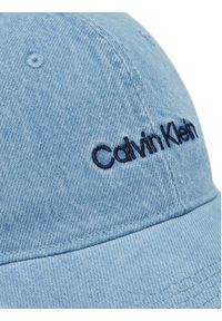 Calvin Klein Czapka z daszkiem Emb Logo LV04G5068G Niebieski. Kolor: niebieski. Materiał: bawełna, materiał #3