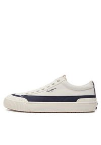Pepe Jeans Trampki Ben Band M PMS31043 Biały. Kolor: biały. Materiał: materiał