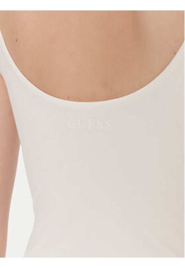 Guess Body O4BM16 KCDE0 Écru Slim Fit. Materiał: syntetyk