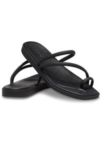 Crocs Sandały damskie Miami Toe Loop Sandal. Kolor: czarny