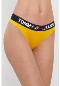 TOMMY HILFIGER - Tommy Hilfiger Figi kolor żółty. Kolor: żółty