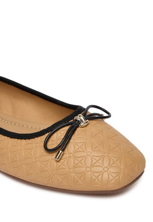 Aldo Baleriny Taylynn 14193664 Beżowy. Kolor: beżowy. Materiał: skóra