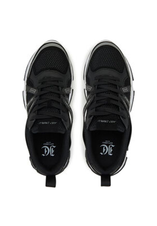 Just Cavalli Sneakersy 78QA3SH5 ZSC48 Czarny. Kolor: czarny. Materiał: materiał