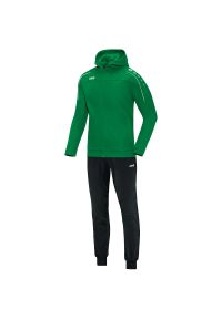 Dres Jako Polyester. Kolor: zielony. Materiał: dresówka #1