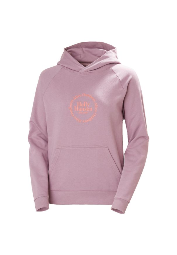 Bluza damska Helly Hansen Core Graphic. Kolor: fioletowy