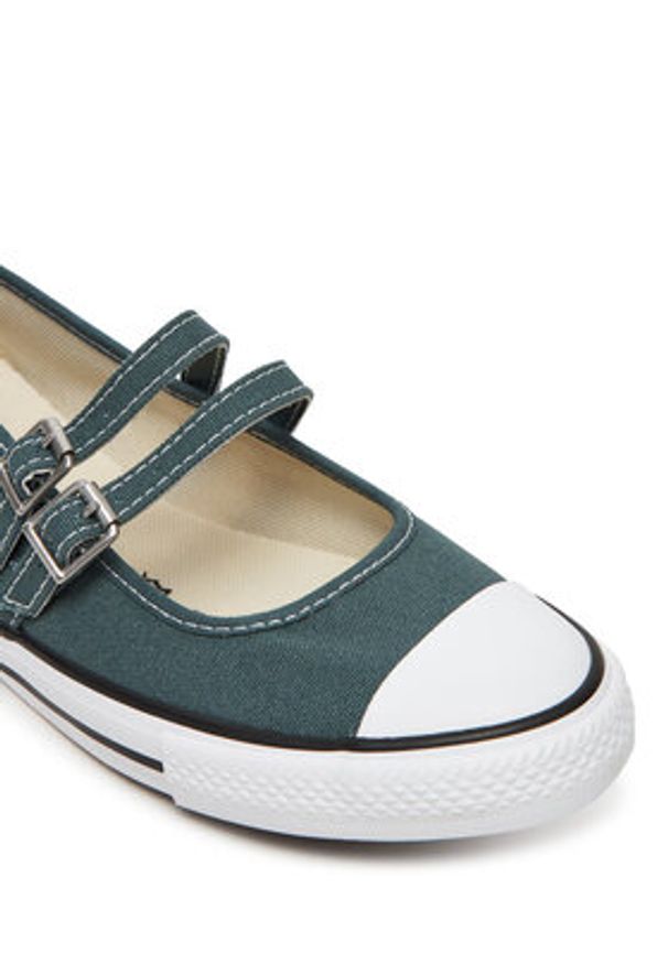 Converse Baleriny Chuck Taylor All Star Dainty Mary Jane A13797C Zielony. Kolor: zielony. Materiał: materiał