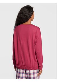 United Colors of Benetton - United Colors Of Benetton Koszulka piżamowa 3VD03M01U Różowy Regular Fit. Kolor: różowy. Materiał: bawełna