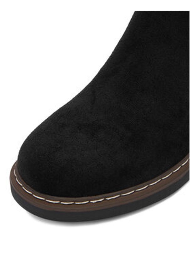 Clara Barson Botki CEO-WS6396-02 Czarny. Kolor: czarny. Materiał: materiał
