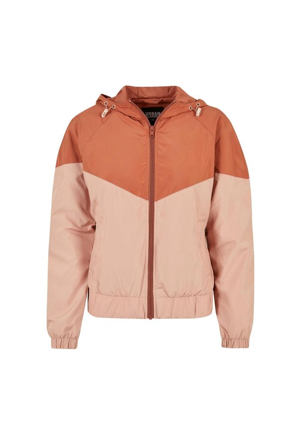 Urban Classics - Wiatrówka Damska Arrow. Kolor: pomarańczowy, czerwony, wielokolorowy