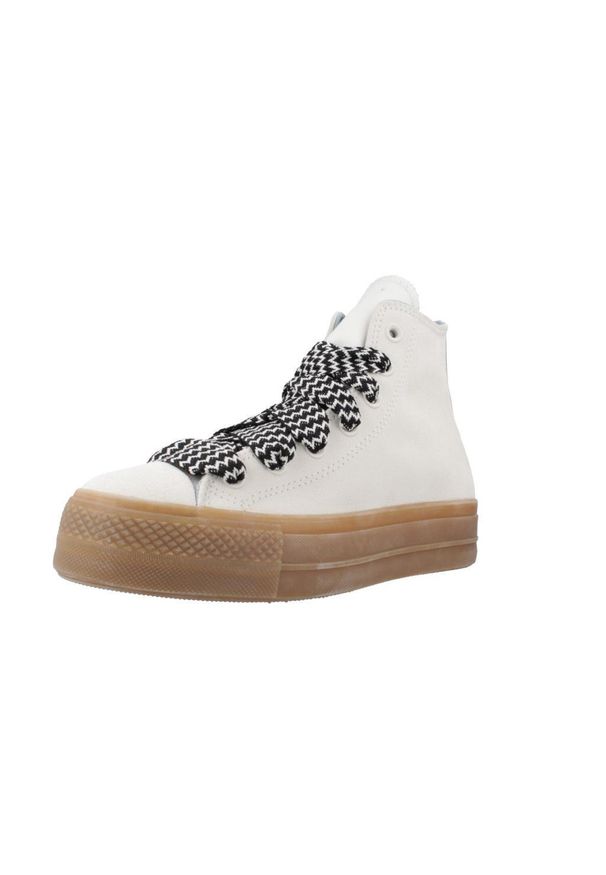 Converse - Kapcie CONVERSE CHUCK TAYLOR ALL STAR LIFT Biały. Kolor: biały. Materiał: tkanina