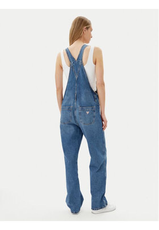 Guess Ogrodniczki W5GD0Z D5O11 Granatowy Regular Fit. Kolor: niebieski