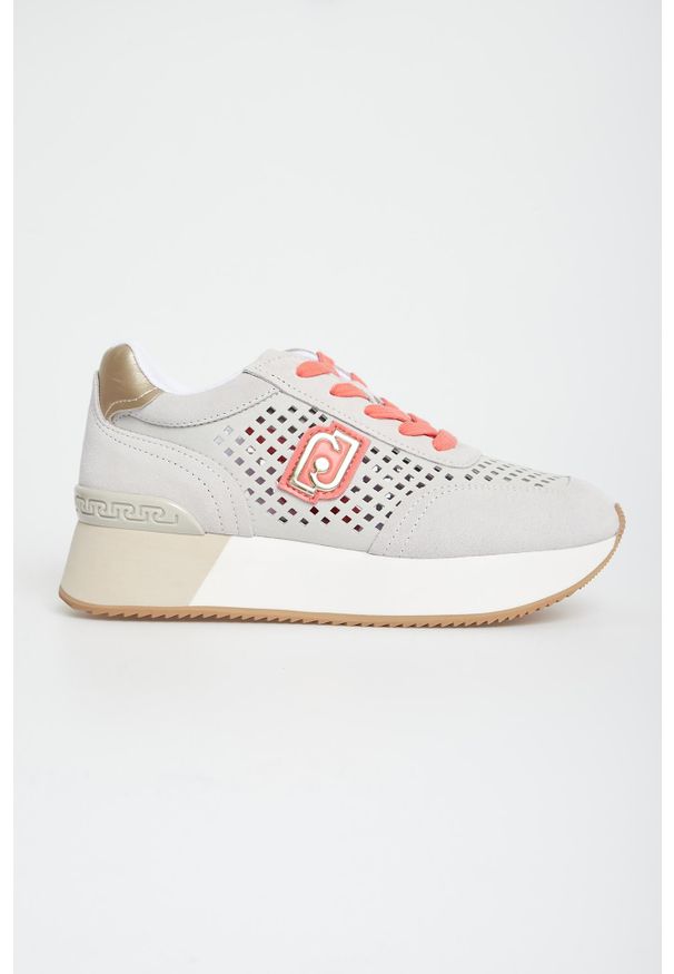 Liu Jo - Sneakersy damskie zamszowe LIU JO. Materiał: zamsz