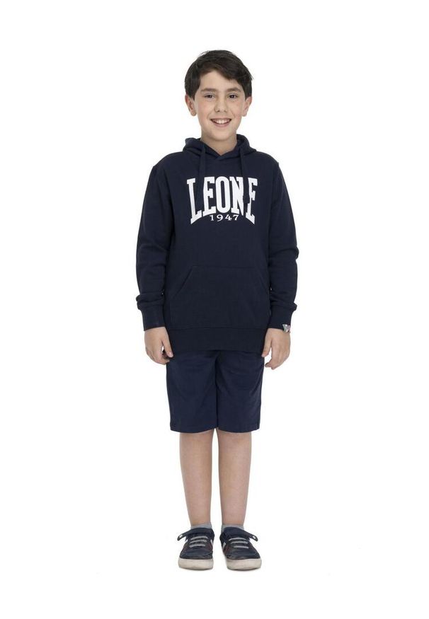 LEONE 1947 APPAREL - Podstawowa bluza dziecięca. Kolor: niebieski. Sport: joga i pilates
