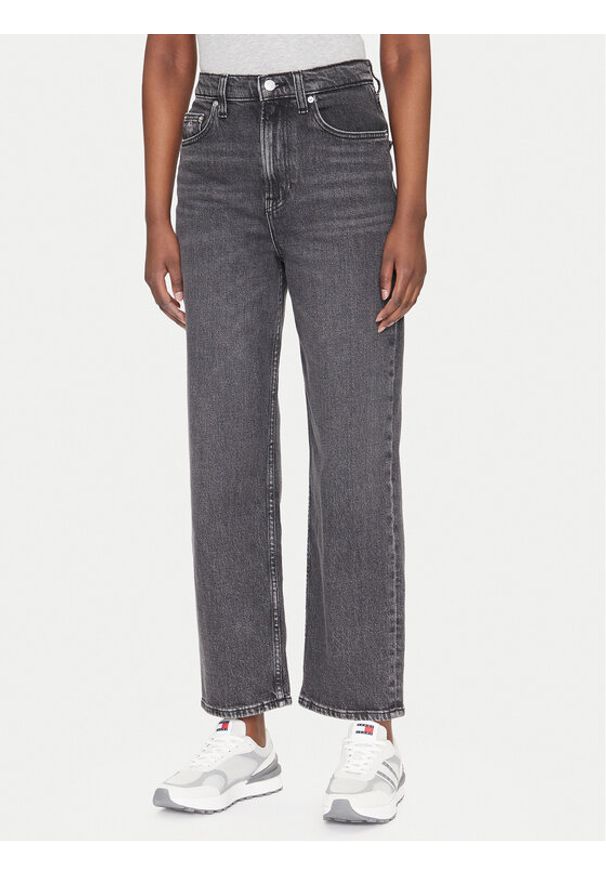 Tommy Jeans Jeansy Layla DW0DW20646 Czarny Straight Fit. Kolor: czarny