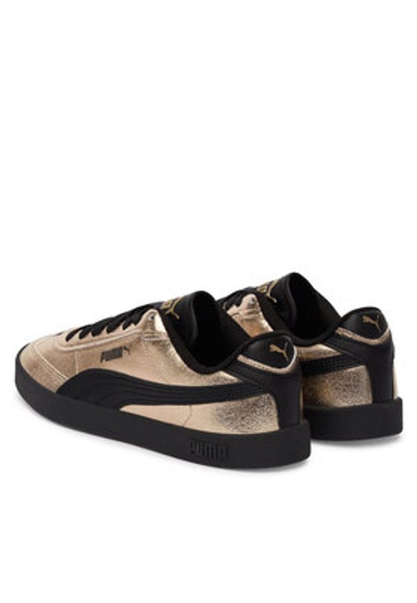Puma Sneakersy Club II Era Metallic Whisper 404461 01 Złoty. Kolor: złoty. Materiał: skóra