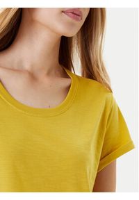United Colors of Benetton - United Colors Of Benetton T-Shirt 3BVXD109F Żółty Regular Fit. Kolor: żółty. Materiał: bawełna #3
