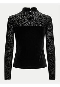 only - ONLY Bluzka Eliana 15339981 Czarny Slim Fit. Kolor: czarny. Materiał: syntetyk #5