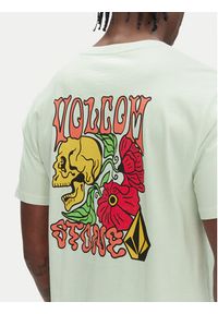 Volcom T-Shirt Tooflow A3512551 Zielony Classic Fit. Kolor: zielony. Materiał: bawełna #3