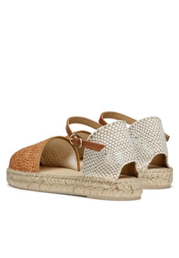 Geox Espadryle D Lampedusa D55V0B 02MLM C5FH6 Brązowy. Kolor: brązowy. Materiał: materiał