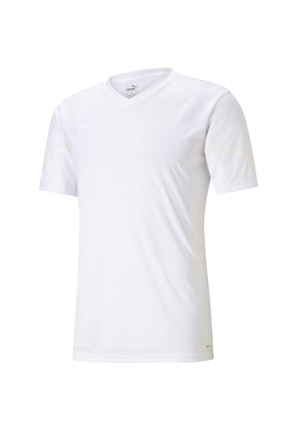 Podkoszulek męskie Puma Teamflash Jersey. Kolor: biały. Materiał: jersey. Sport: piłka nożna