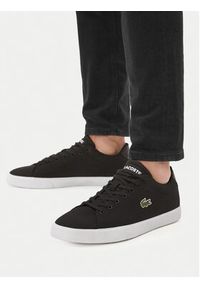Lacoste Tenisówki La Piquee 2.0 7-49CMA0005 Czarny. Kolor: czarny. Materiał: materiał #7