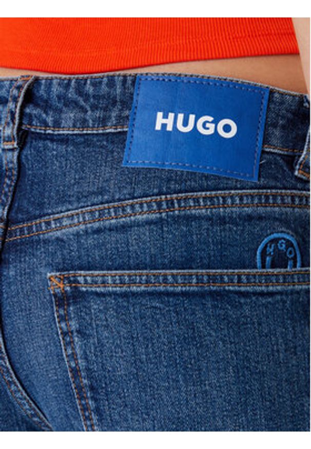 Hugo - HUGO Jeansy Gamera_B 50541565 Niebieski Slim Fit. Kolor: niebieski