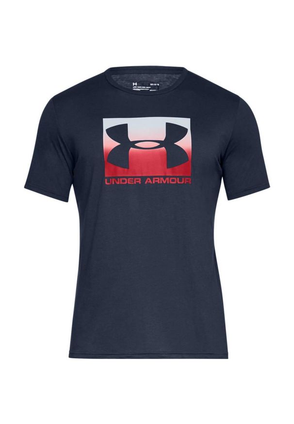 Under Armour - Męska Koszulka Z Logo 1329 581 Box. Kolor: niebieski