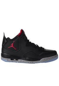Buty koszykarskie męskie Nike Jordan Courtside 23. Zapięcie: sznurówki. Kolor: czarny. Materiał: syntetyk, tkanina, skóra, materiał. Szerokość cholewki: normalna. Sport: koszykówka