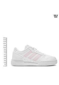 Adidas - adidas Sneakersy Team Court 2 Str J ID6632 Biały. Kolor: biały. Materiał: skóra