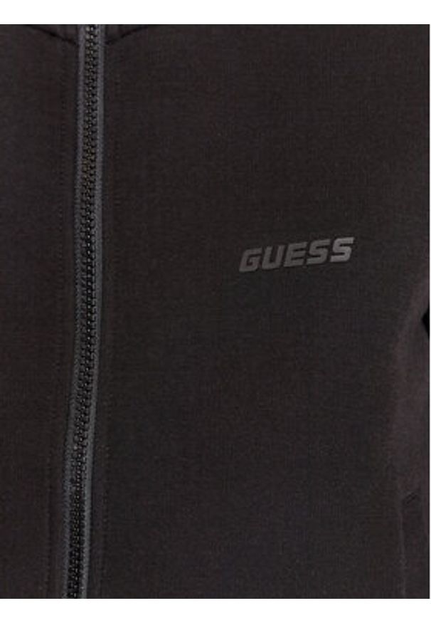 Guess Bluza V2YQ16 KB3P2 Czarny Regular Fit. Kolor: czarny. Materiał: bawełna, syntetyk