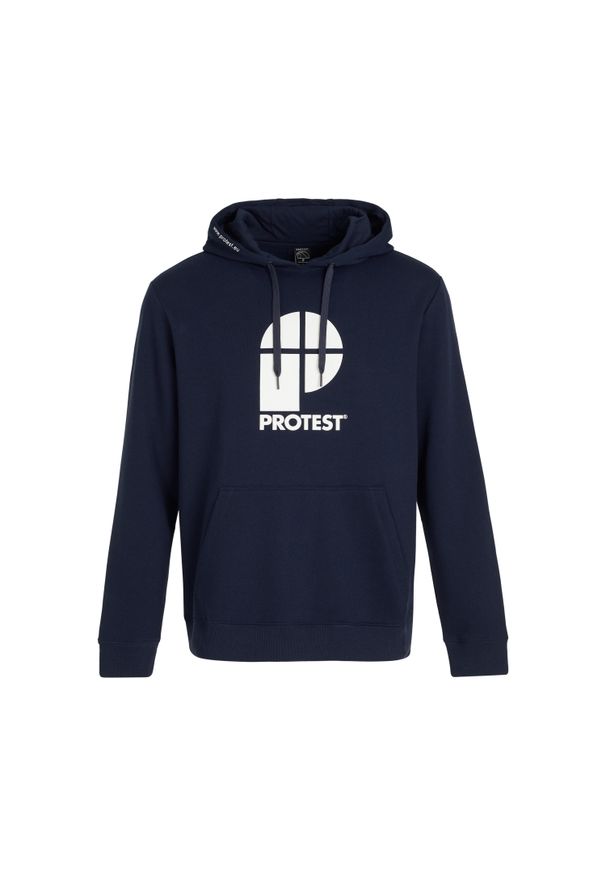 Klasyczna bluza z kapturem Protest. Typ kołnierza: kaptur. Kolor: niebieski