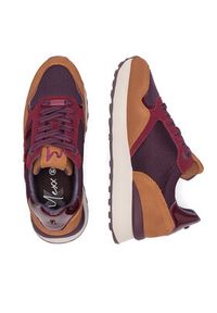 MEXX Sneakersy MI001009643W-01 Bordowy. Kolor: czerwony. Materiał: skóra #6