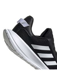 Adidas - Buty adidas Tensaur Run K Jr EG4128 czarne. Okazja: na co dzień. Zapięcie: sznurówki. Kolor: czarny. Materiał: syntetyk, materiał, guma. Szerokość cholewki: normalna. Model: Adidas Cloudfoam. Sport: bieganie #3