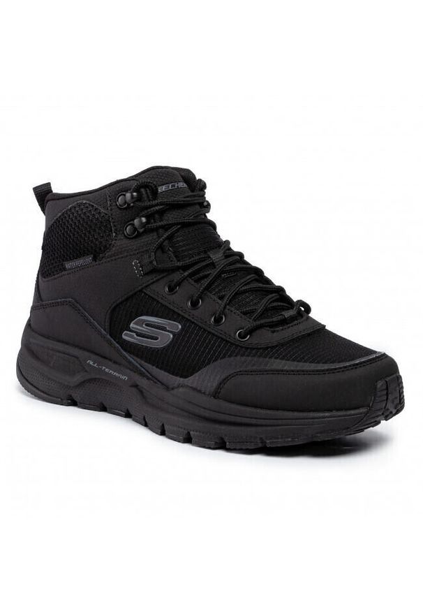 skechers - Buty trekkingowe męskie Skechers Escape Plan 20. Wysokość cholewki: za kostkę. Zapięcie: sznurówki. Kolor: wielokolorowy. Materiał: materiał, syntetyk, tkanina. Szerokość cholewki: normalna