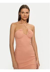 Roxy Sukienka letnia Late Sunset ERJKD03467 Pomarańczowy Slim Fit. Kolor: pomarańczowy. Materiał: syntetyk. Sezon: lato #6