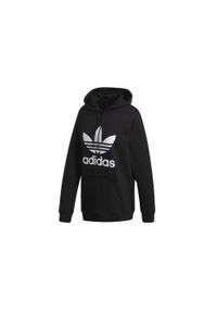 Bluza sportowa damska Adidas Trefoil Hoodie. Kolor: czarny. Materiał: bawełna #1