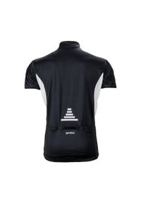 SPIRO - Męska Kurtka Bikewear Full Zip Performance Jacket. Kolor: biały, wielokolorowy, czarny