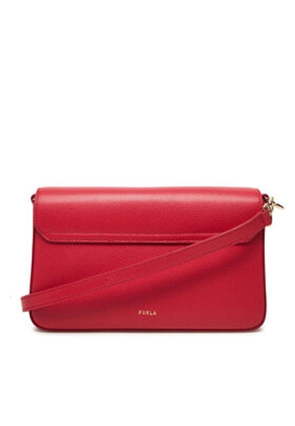 Furla Torebka WB01826 ARE000 CN RUB00 Czerwony. Kolor: czerwony. Materiał: skórzane