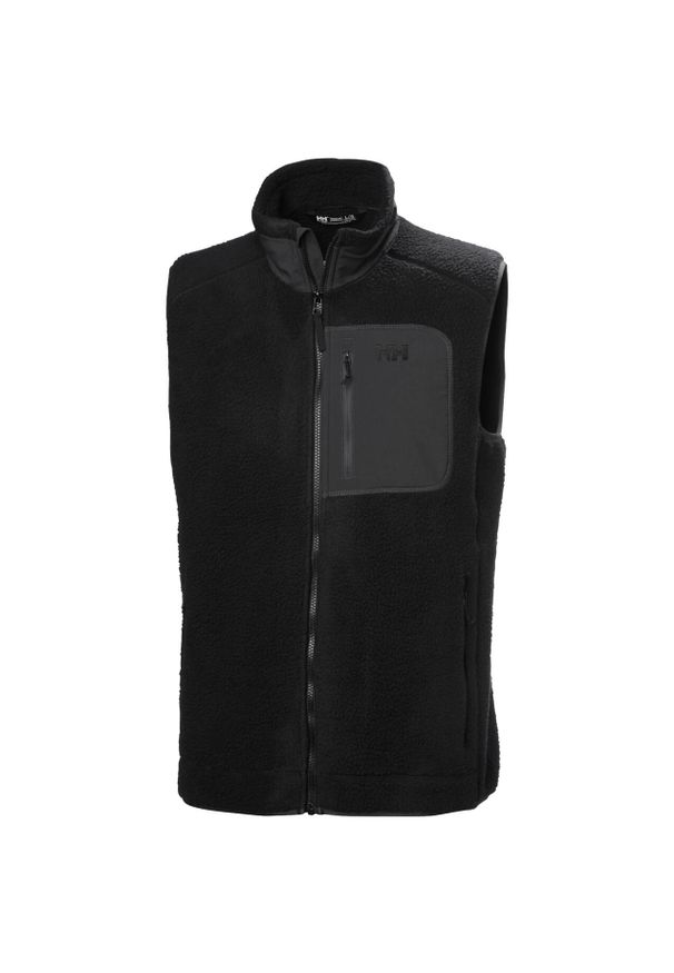 Kurtka bez rękawów Helly Hansen Panorama Pile Block. Kolor: czarny. Materiał: polar. Długość rękawa: bez rękawów. Sport: turystyka piesza