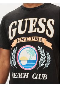 Guess T-Shirt M4GI57 K9RM1 Czarny Regular Fit. Kolor: czarny. Materiał: bawełna