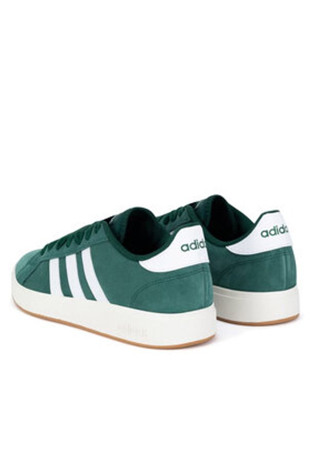 Adidas - adidas Sneakersy GRAND COURT BASE 00S IH6187 Zielony. Kolor: zielony. Materiał: zamsz, skóra