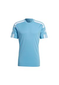 Adidas - Squadra 21 t-shirt 726. Kolor: niebieski, biały, wielokolorowy