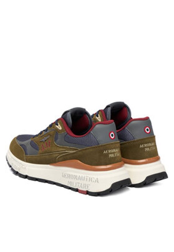 Aeronautica Militare Sneakersy 252SC0318UCT04248 Zielony. Kolor: zielony. Materiał: materiał
