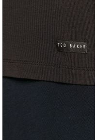 Ted Baker - T-shirt (2-pack). Okazja: na co dzień. Kolor: czarny. Materiał: dzianina. Wzór: gładki. Styl: casual
