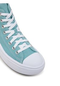 Converse Trampki Chuck Taylor All Star Move Platform A10703C Zielony. Kolor: zielony. Materiał: materiał. Obcas: na platformie #6