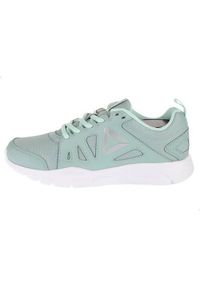 Buty do chodzenia damskie Reebok Trainfusion Nine 2. Zapięcie: sznurówki. Kolor: biały, wielokolorowy. Materiał: materiał, syntetyk, tkanina. Szerokość cholewki: normalna. Sport: turystyka piesza